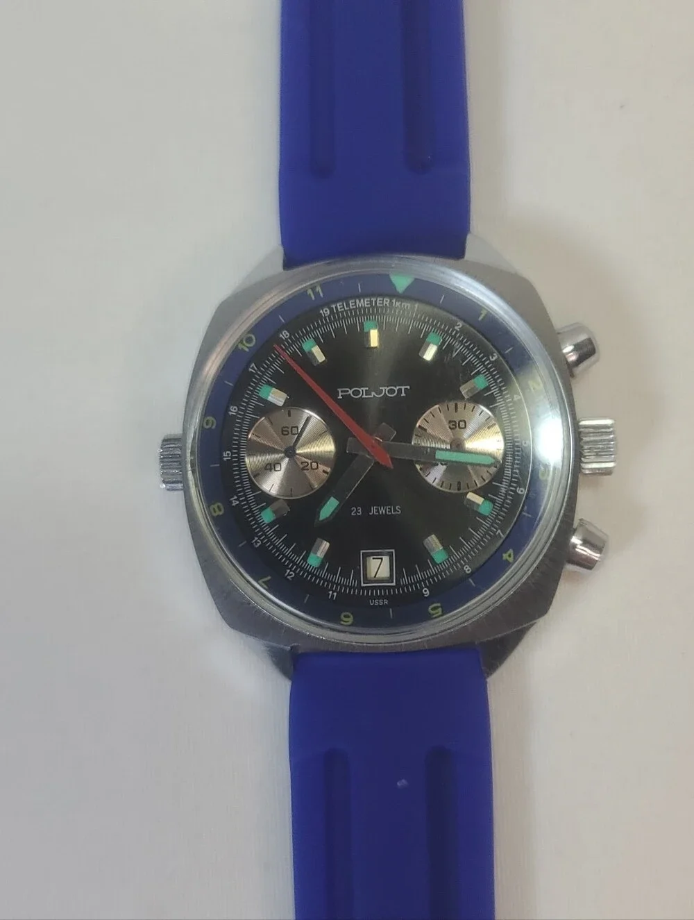 Poljot Vintage Chronograph 3133 Sturmanskie Soviet Men's 23 Jewels Watch